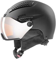UVEX Hlmt 600 Visor Ski Helmet Black Mat 57-59 cm 19/20 UVEX Hlmt 600 Visor Ski Helmet Black Mat 57-59 cm 19/20