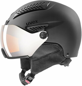 Lyžařská helma UVEX Hlmt 600 Visor Black Mat 57-59 cm Lyžařská helma - 1
