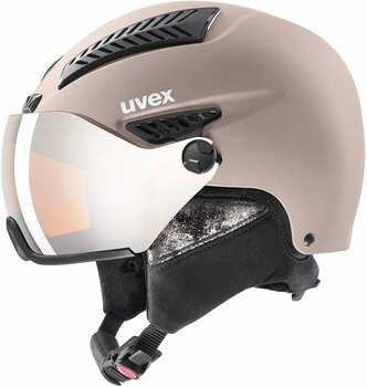 Lyžařská helma UVEX Hlmt 600 Visor Rose Mat 55-57 cm Lyžařská helma - 1