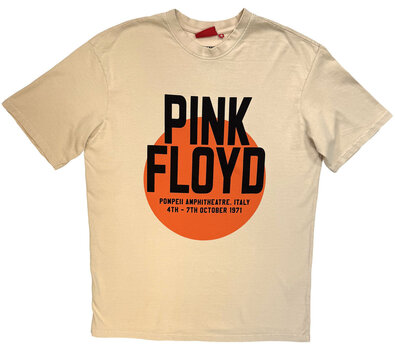 Košulja Pink Floyd Pompeii Circle Wash (Back Print) Sand S Košulja - 1