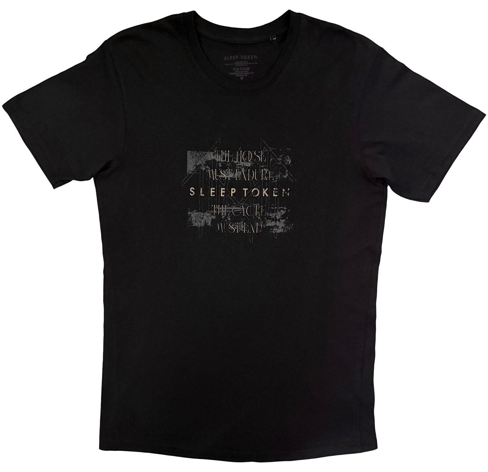 T-särk Sleep Token Even In Arcadia Squares (Back Print) Black S T-särk