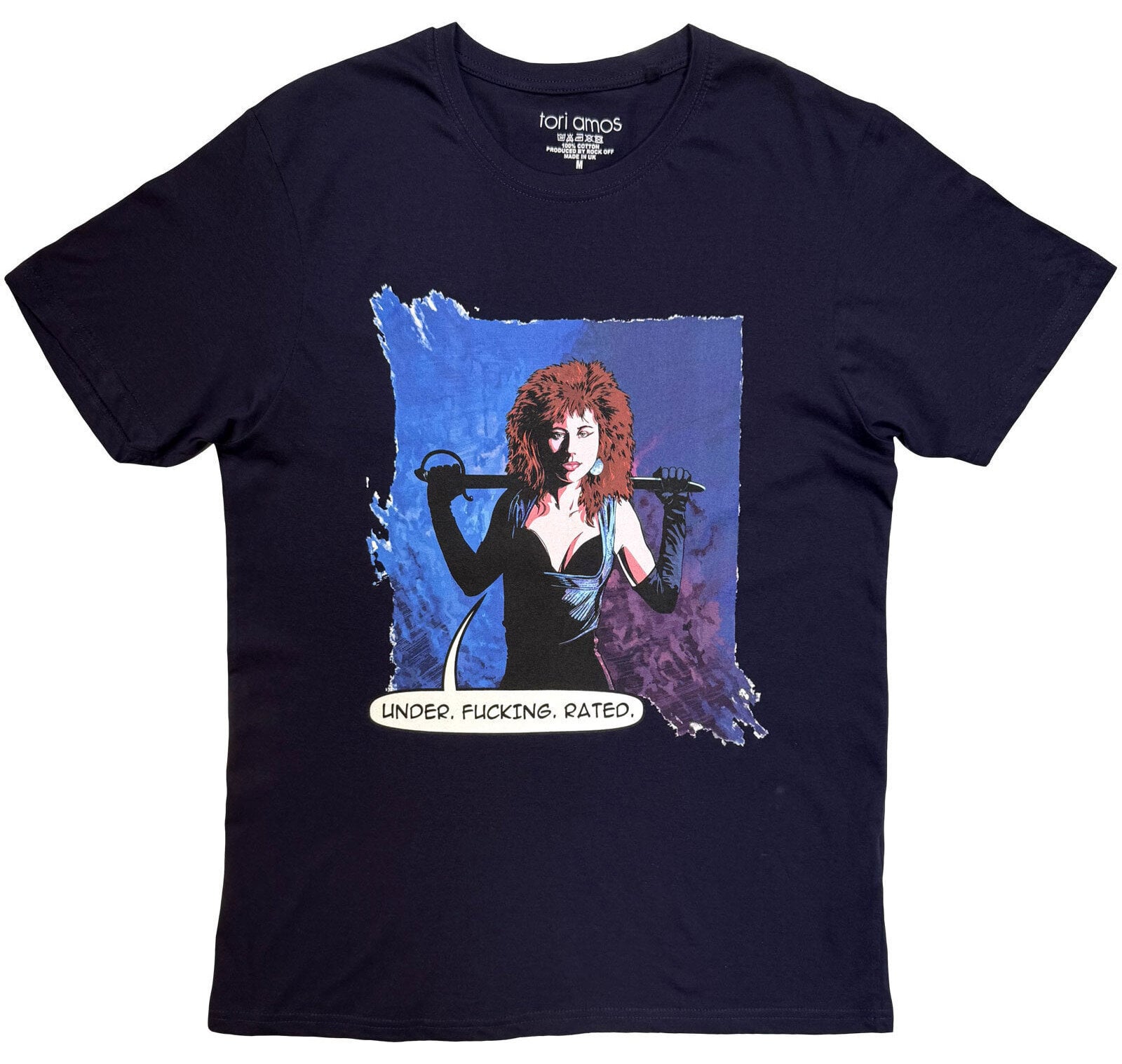 Majica Tori Amos Underrated Navy Blue L Majica