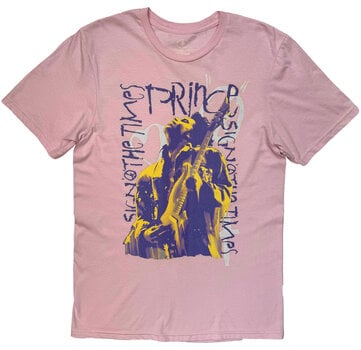 T-shirt Prince Sign Of The Times Guitar (Back Print) T-shirt à manches courtes Pink XL - 1
