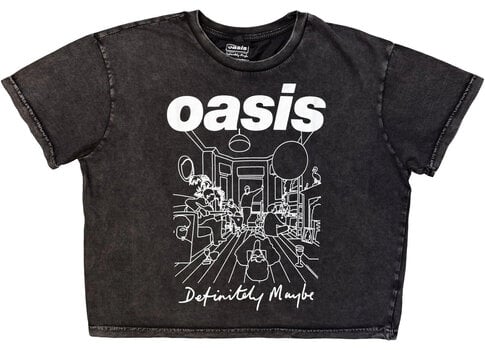 T-särk Oasis DM Line Drawing Charcoal Grey 2XL Naiste T-särk - 1