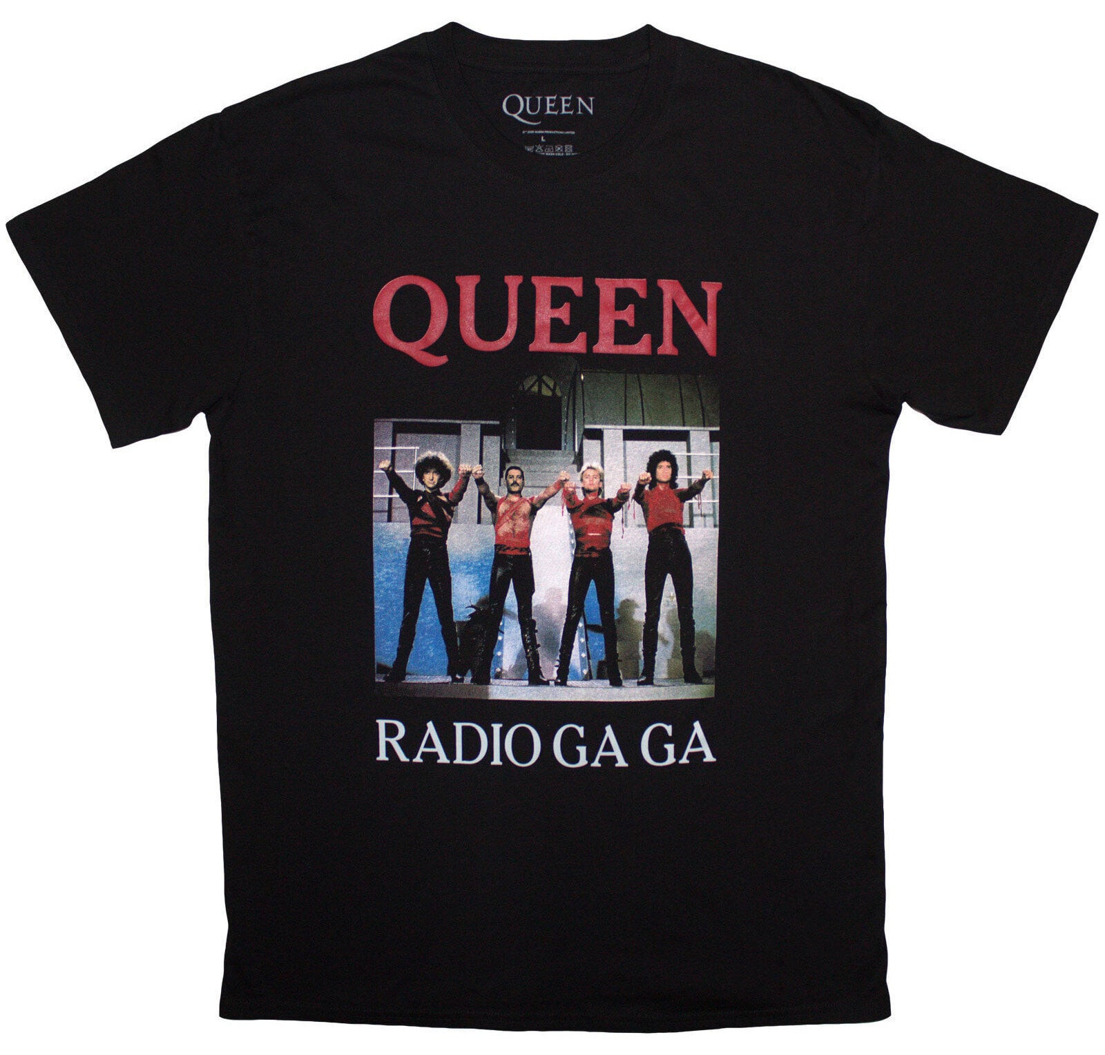 T-Shirt Queen Radio Ga Ga Black S T-Shirt