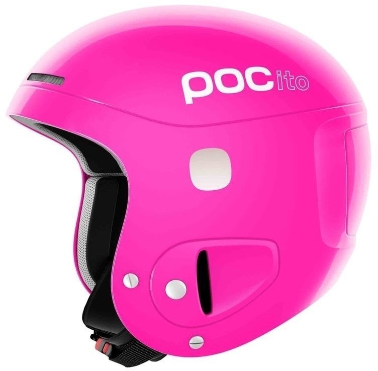 Каска за ски POC POCito Skull Fluorescent Pink XS/S (51-54 cm) Каска за ски