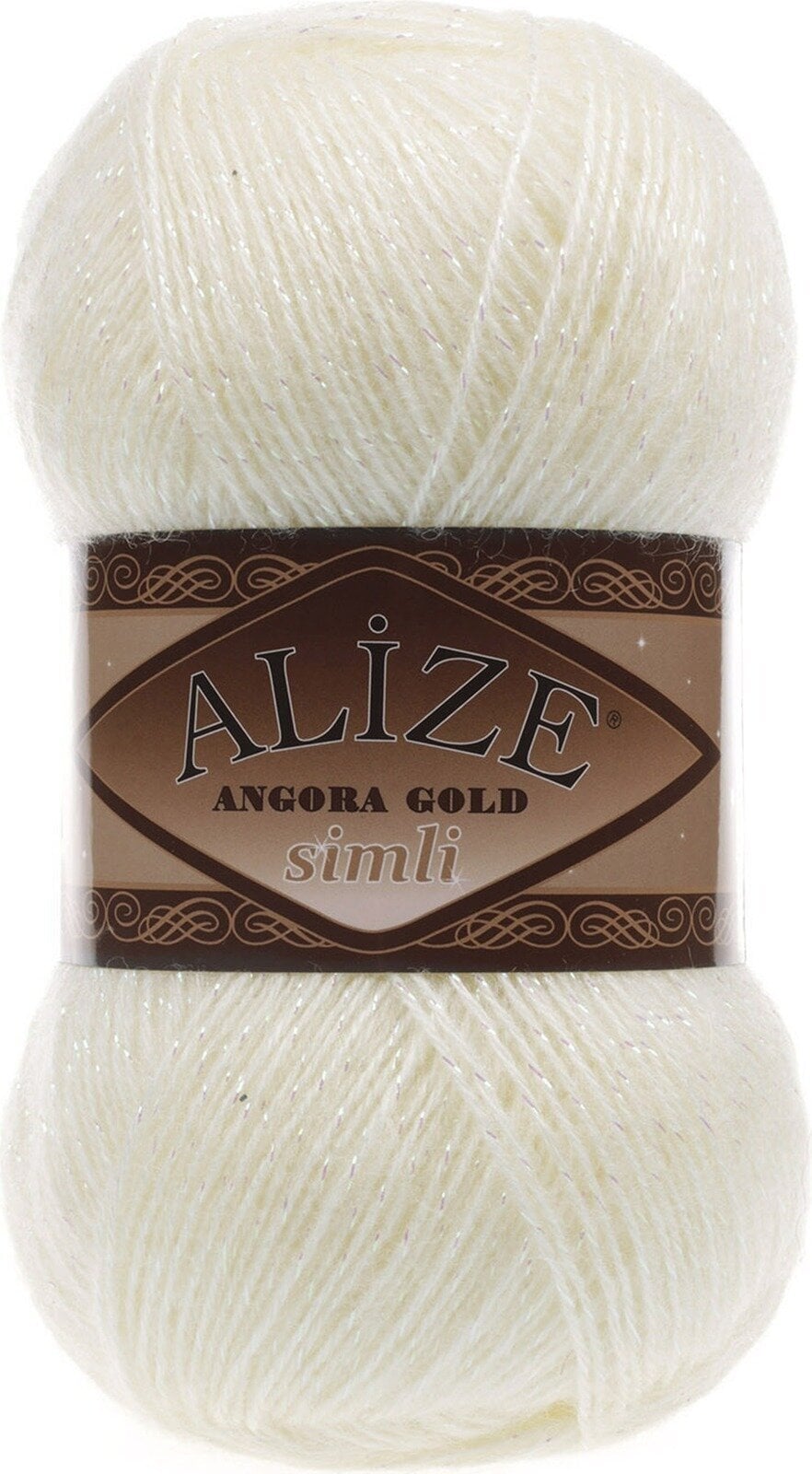 Fire de tricotat Alize Angora Gold Simli 01 1 Fire de tricotat