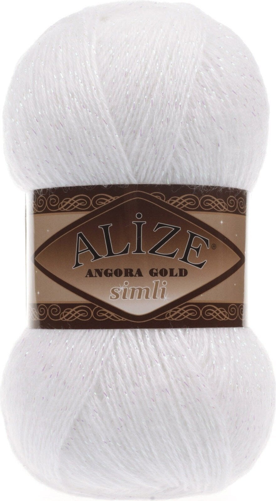 Fire de tricotat Alize Angora Gold Simli 55 55 Fire de tricotat