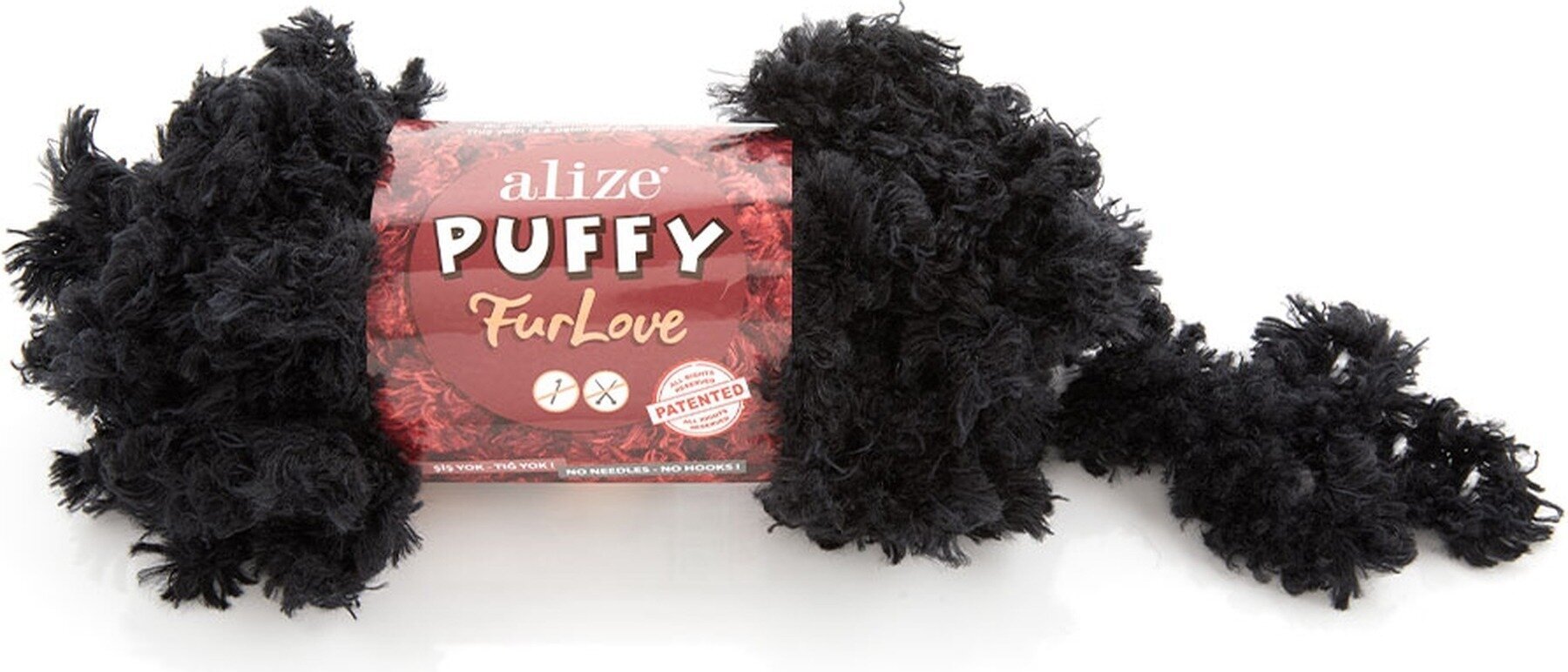 Fil à tricoter Alize Puffy Furlove 60 Fil à tricoter