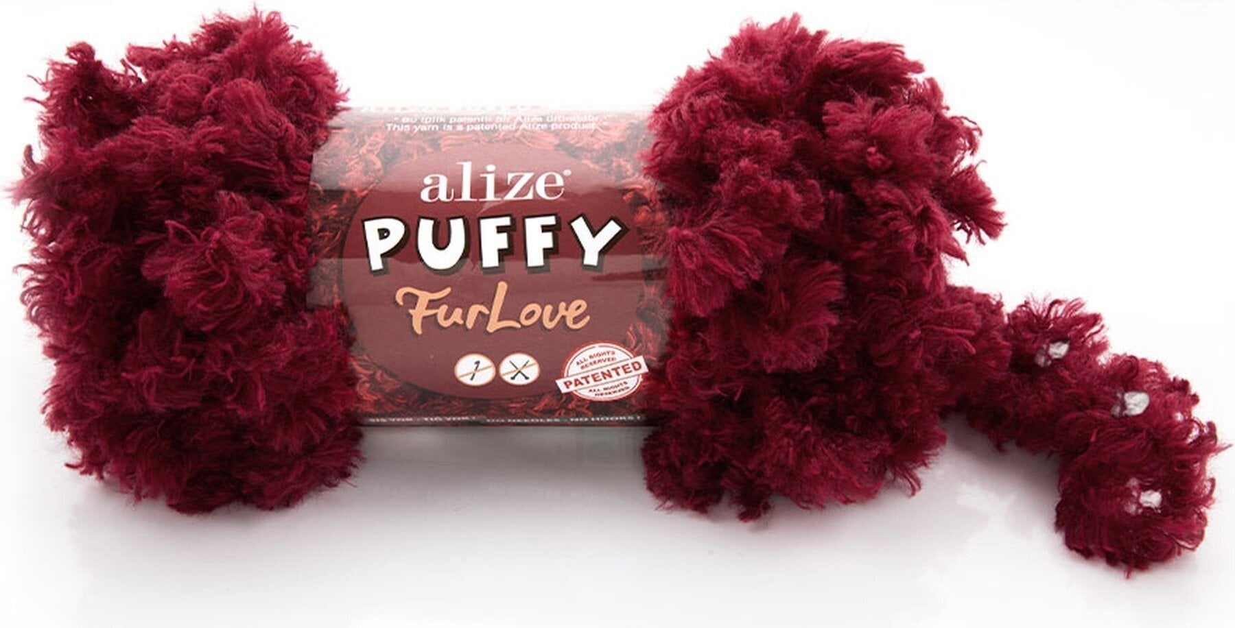 Fil à tricoter Alize Puffy Furlove 107 Fil à tricoter