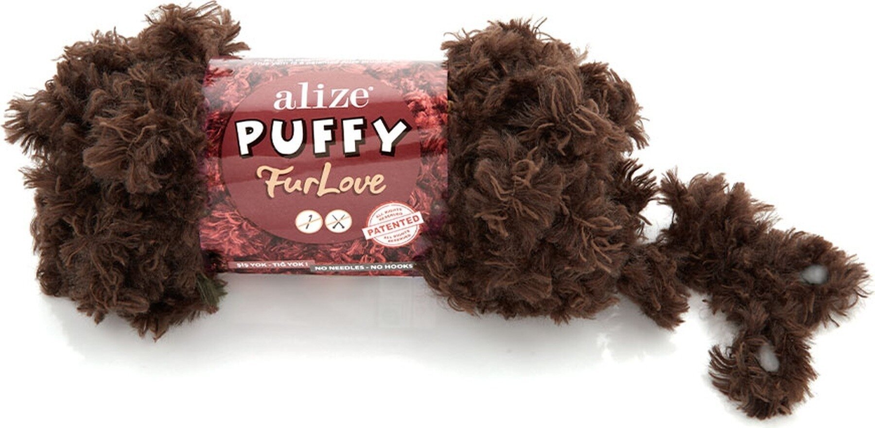 Fil à tricoter Alize Puffy Furlove 493 Fil à tricoter