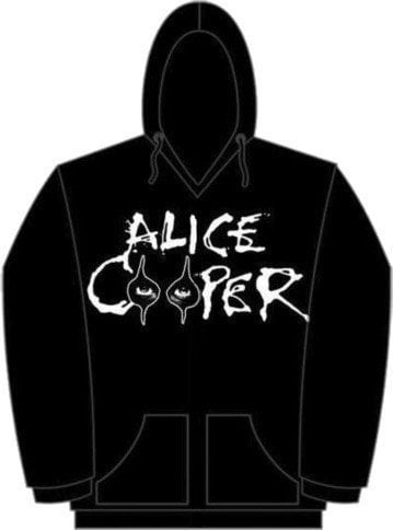 Hoodie Alice Cooper Hoodie Eyes Logo Schwarz L