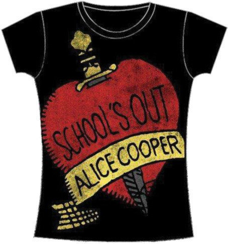 Camiseta de manga corta Alice Cooper Camiseta de manga corta School's Out Black M