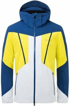 Ski Jacket Kjus Boval Southern Blue/Citric Yellow 50 - 1