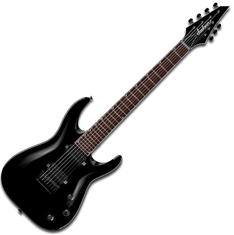 Electric guitar Jackson SLATHX 3-7 Gloss Black