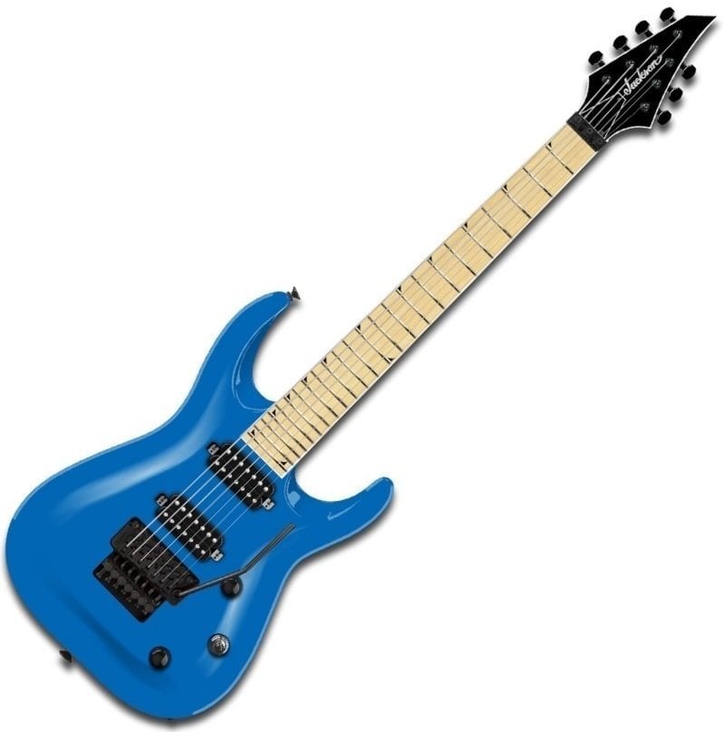 7-string Electric Guitar Jackson SLATX-M 3-7 Bright Blue