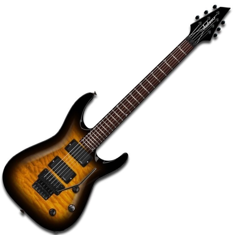 Elektrisk gitarr Jackson SLATXMGQ3-6 Soloist Tobacco Burst
