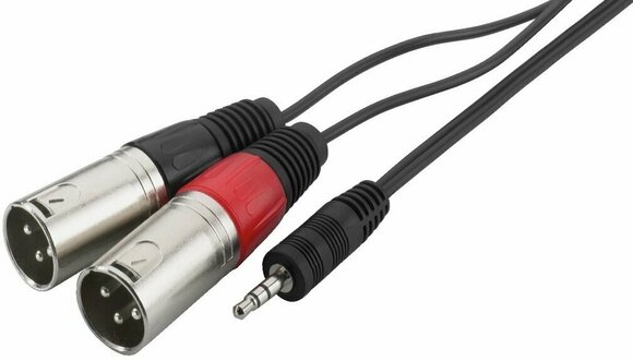 Audio Cable Monacor MCA-129P 1 m Audio Cable - 1