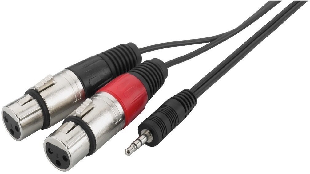 Готов аудио кабел Monacor MCA-129J 1 m Готов аудио кабел