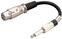 Cable adaptador/parche Monacor MCA-15/1 Negro 15 cm
