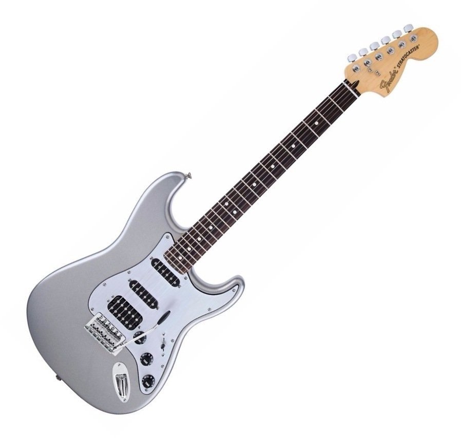 Guitare électrique Fender Limited Edition Lone Star Stratocaster RW Ghost Silver