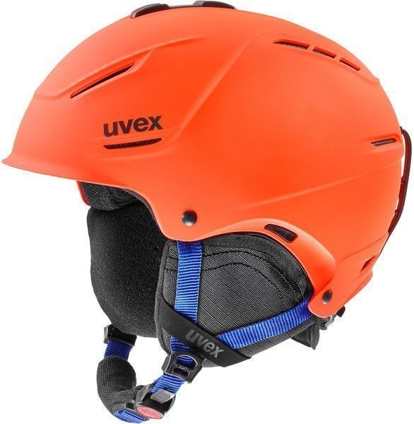 Каска за ски UVEX P1US 2.0 Orange/Blue Mat 55-59 cm Каска за ски
