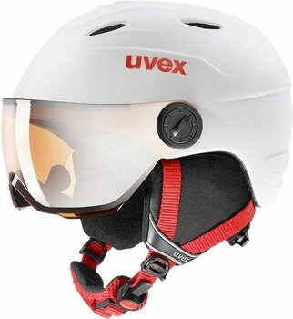 Ski Helmet UVEX Junior Vision Pro Ski Helmet White/Red Mat 52-54 cm 19/20 - 1