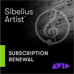 DAW program za snimanje AVID Sibelius Artist 1Y Subscription RENEW (Digitalni proizvod)