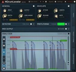 Software Plug-In FX Processor MELDA MDrumLeveler (Digital product)