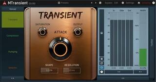 Software de studio Plug-In Efect MELDA MTransient (Produs digital)