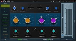 Студійне програмне забезпечення Plug-In ефект MELDA MTurboEQ (Цифровий товар)