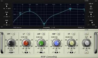 Software de studio Plug-In Efect PSP Audioware ConsoleQ (Produs digital)