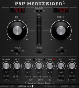 Software Plug-In FX Processor PSP Audioware HertzRider 2 (Digital product) - 1