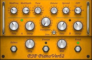 Студио софтуер Plug-In ефект PSP Audioware Pianoverb 2 (Дигитален продукт)