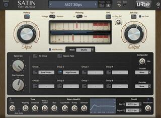Software de studio Plug-In Efect u-he Software Satin (Produs digital)