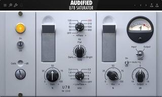 Plug-in de software para processadores FX Audified U78 Saturator (Produto digital)