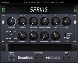 Software de studio Plug-In Efect Eventide Spring (Produs digital)