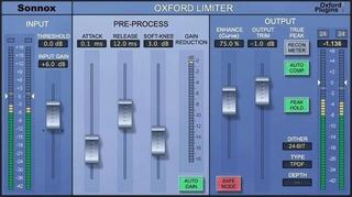 Software Plug-In FX Processor Sonnox Oxford Limiter (Native) (Digital product)