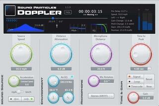 Software de studio Plug-In Efect Sound Particles Doppler (Produs digital)
