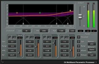 Plug-Ins Software e Processori Effetti Waves C4 Multiband Compressor (Prodotto digitale)