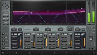 FX-processorer programvaruplugin Waves C6 Multiband Compressor (Digital produkt)