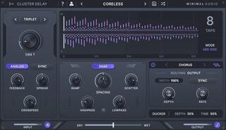 Programski plugin efekti Minimal Audio Cluster Delay (Digitalni proizvod)