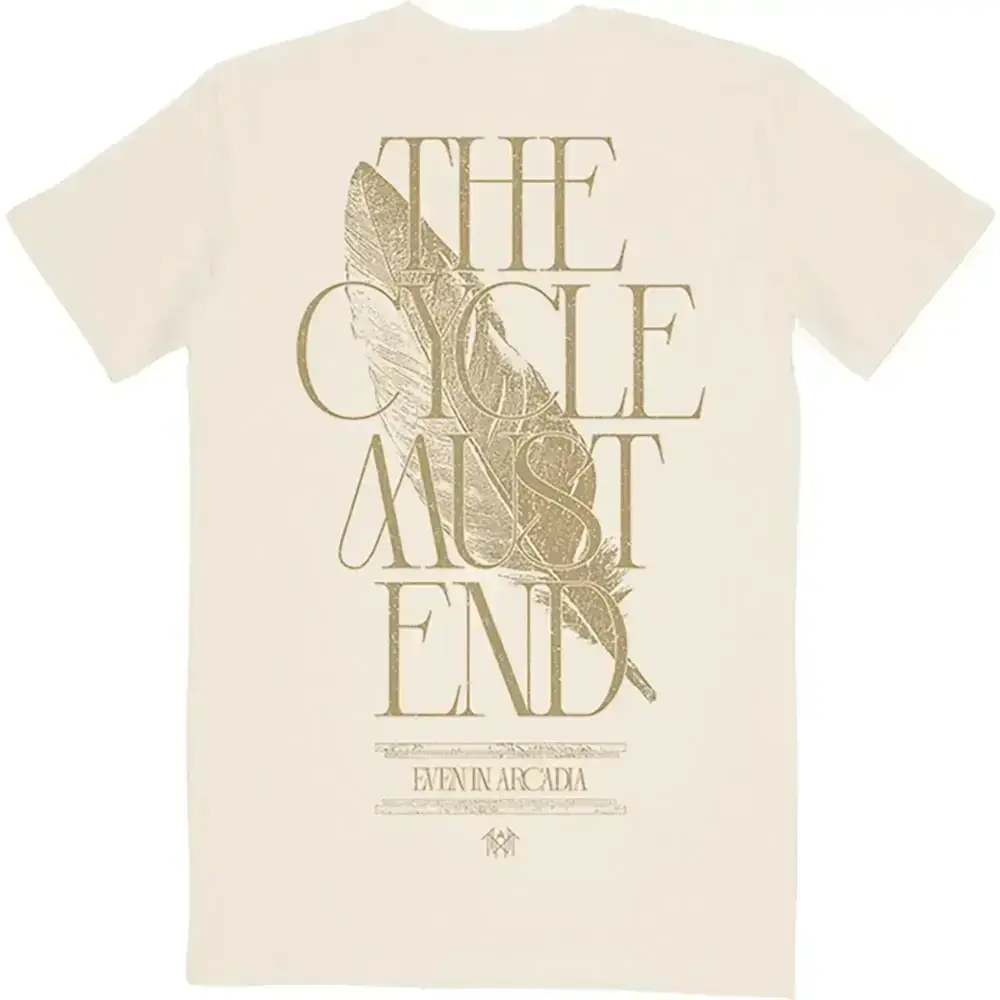 Tricou Sleep Token The Cycle Must End (Back Print) Natural S Tricou