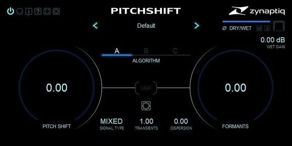 Procesador de efectos de complemento de software Zynaptiq PITCHSHIFT (Producto digital) - 1