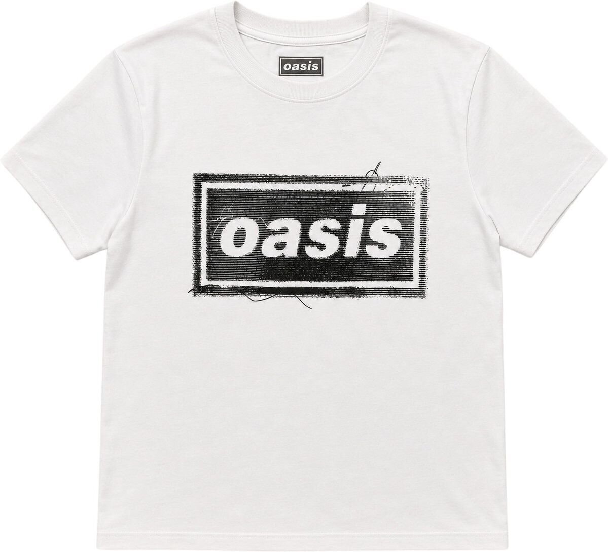 Košulja Oasis Thread Logo (Ex-Tour) White S Ženske Košulja
