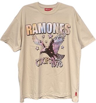 T-krekls Ramones Eagle Tour '78 Sand M Sieviešu T-krekls - 1