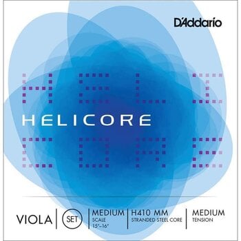 Струни для альта D'Addario H410 MM Helicore Vla Set Medium Med Струни для альта - 1