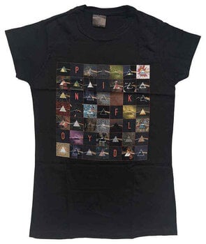 T-shirt Pink Floyd Dark Side of the Moon Collage T-shirt à manches courtes Black M Femme - 1