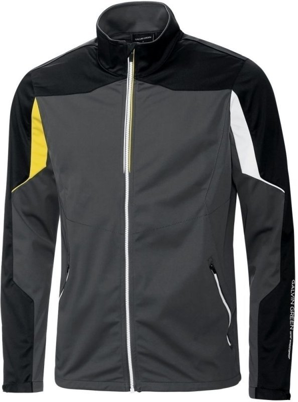 Waterproof Jacket Galvin Green Brody Windstopper Iron Grey/Black/Yellow/White M