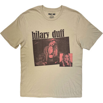 T-krekls Hilary Duff Luck Or Something (Back Print) Sand XL T-krekls - 1